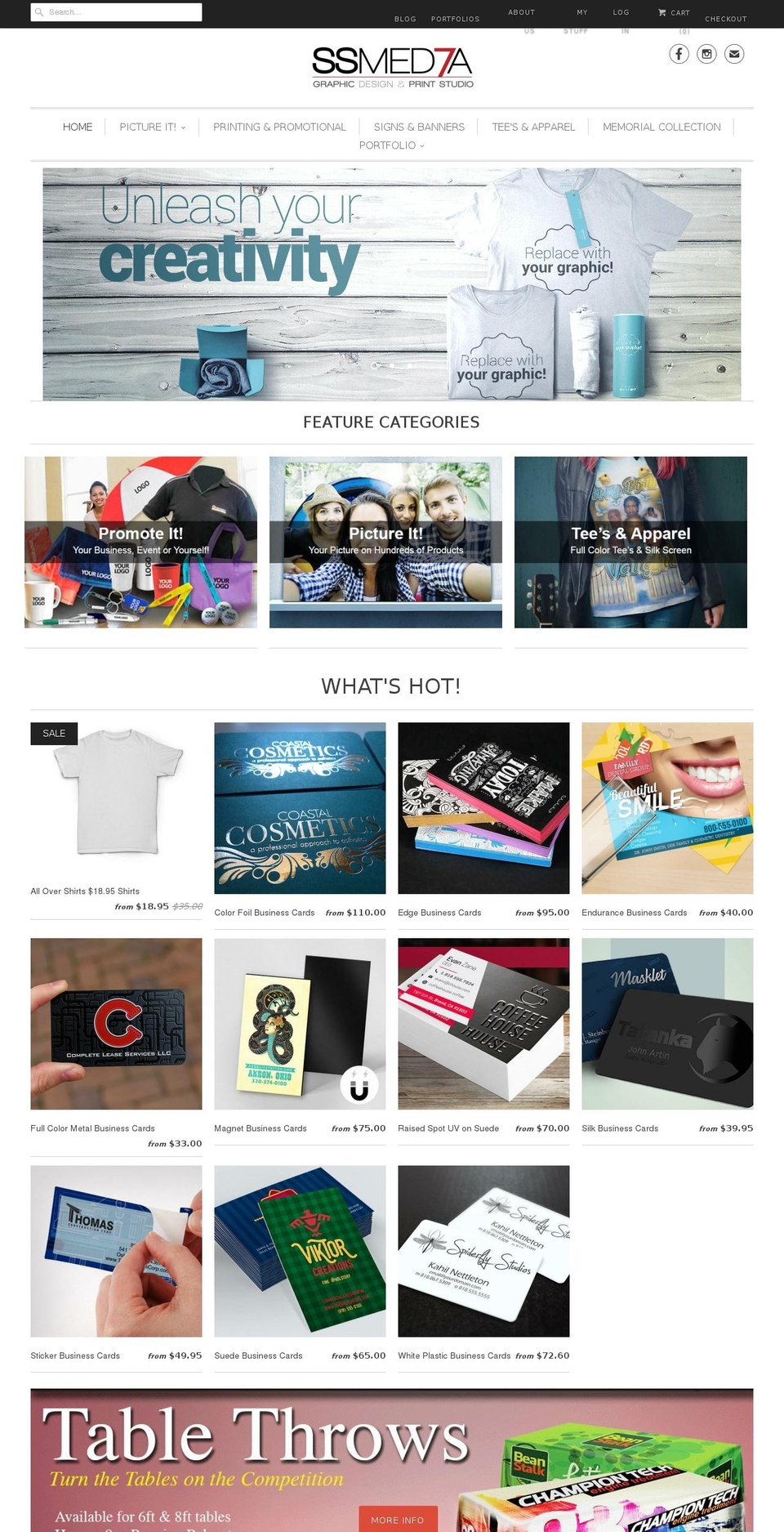ssmedia7.com — Shopify storefront screenshot