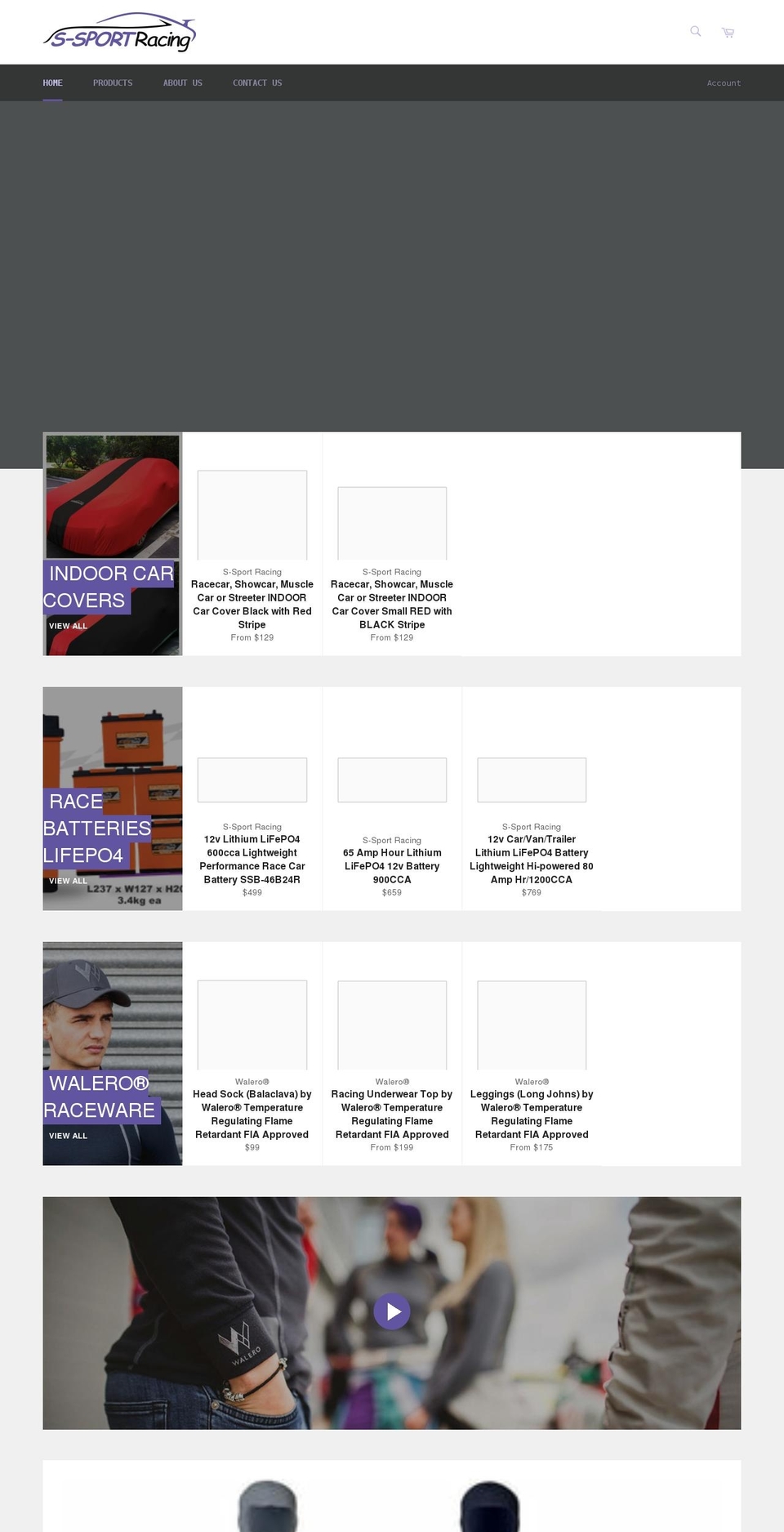 ssportracing.com.au shopify website screenshot