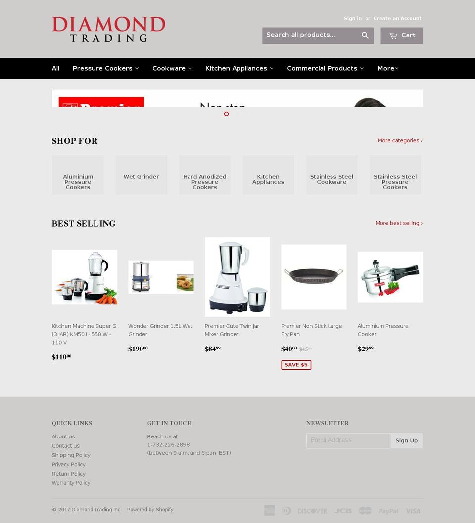 sspremier.com shopify website screenshot