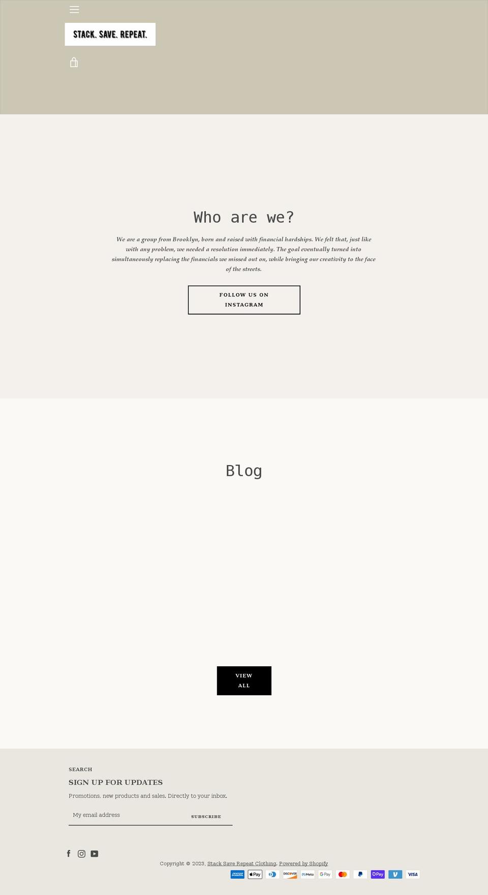 ssrthreads.com shopify website screenshot