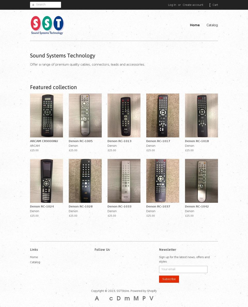 sststore.co.uk shopify website screenshot