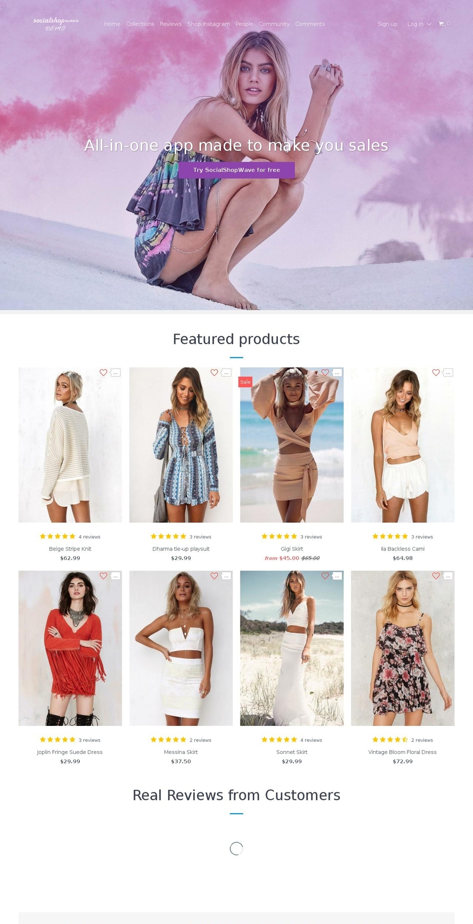 ssw-demo.myshopify.com shopify website screenshot