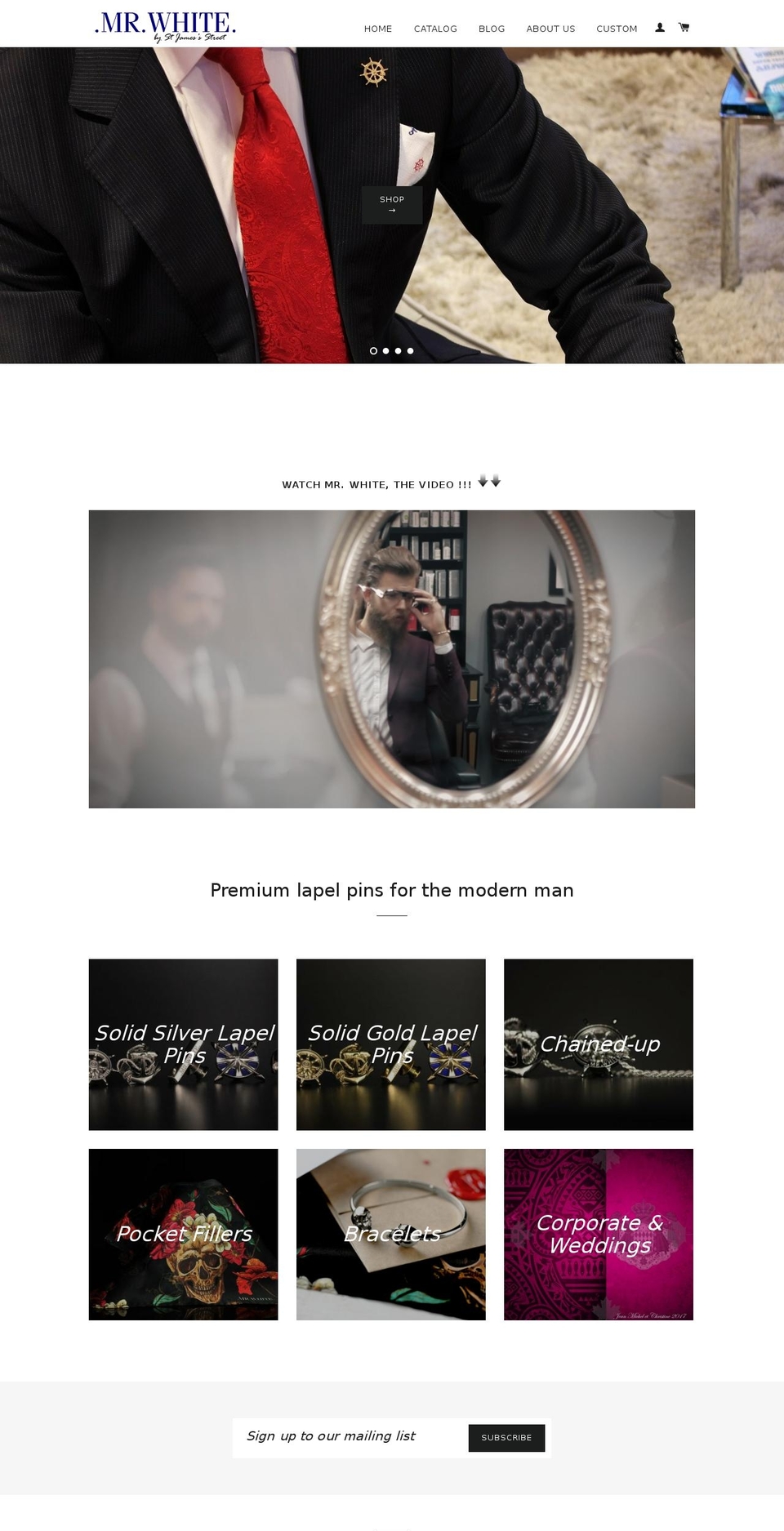 st-jamessstreet.com shopify website screenshot