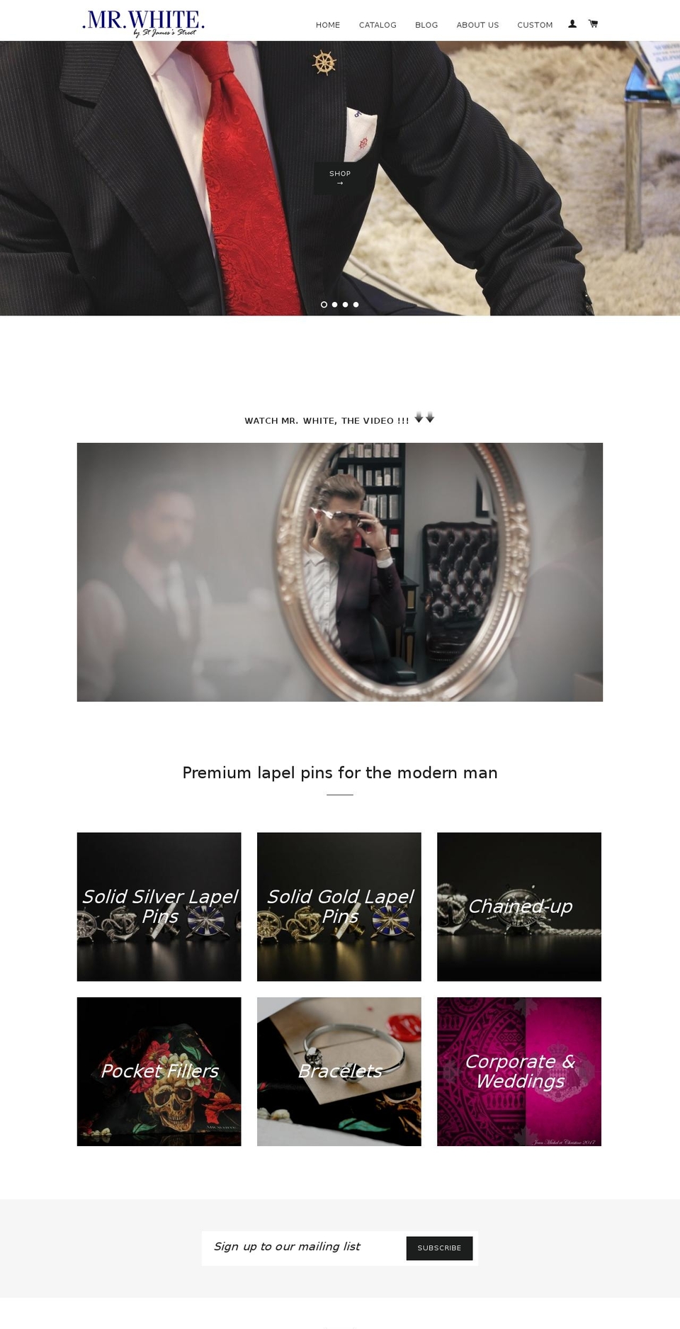 st-jamesstreet.com shopify website screenshot