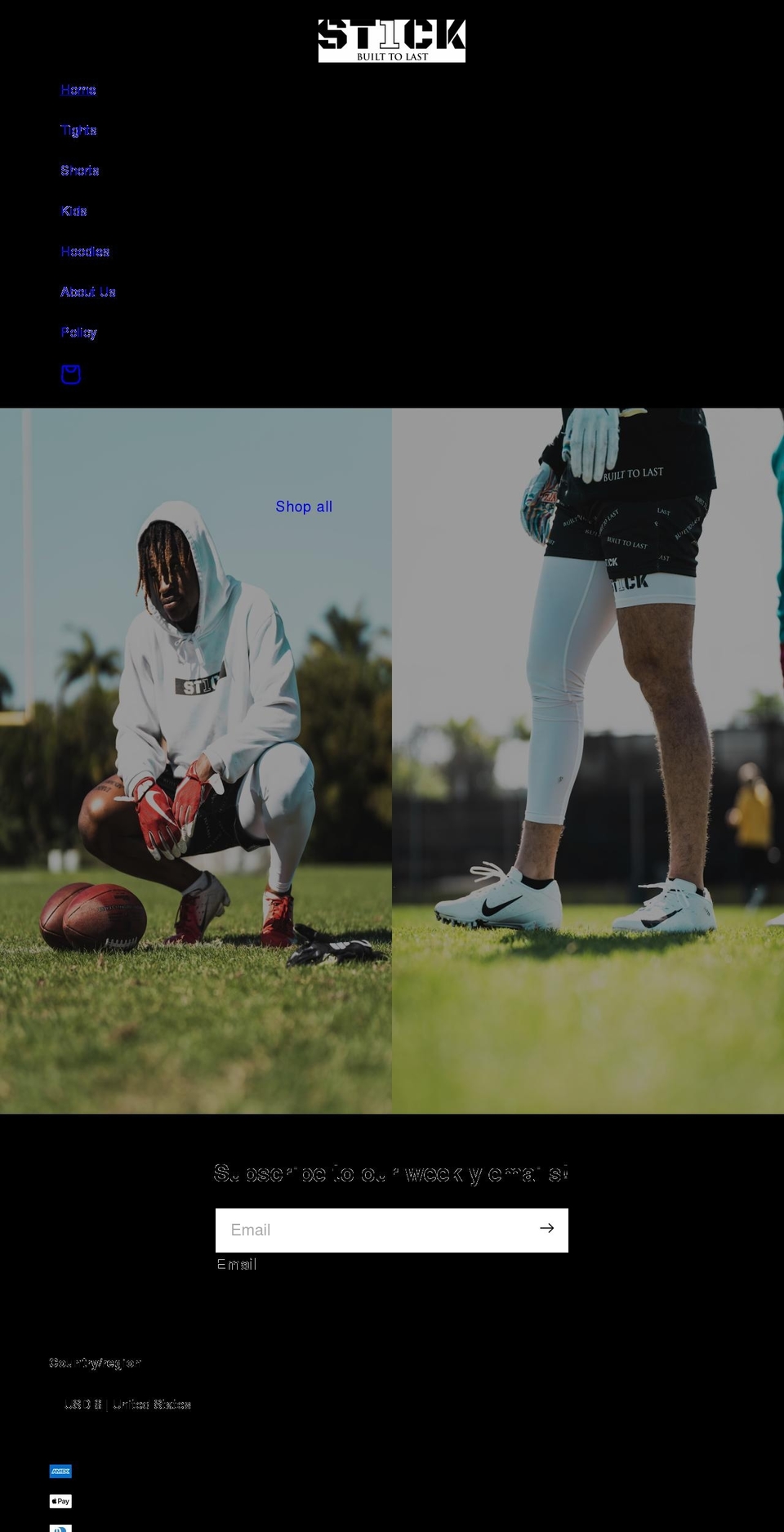 st1ck.com shopify website screenshot
