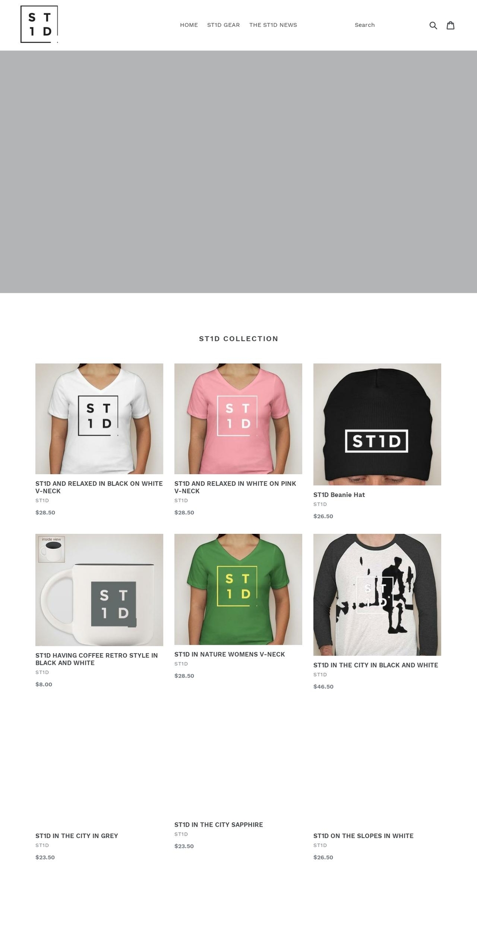 st1d.com — Shopify storefront screenshot