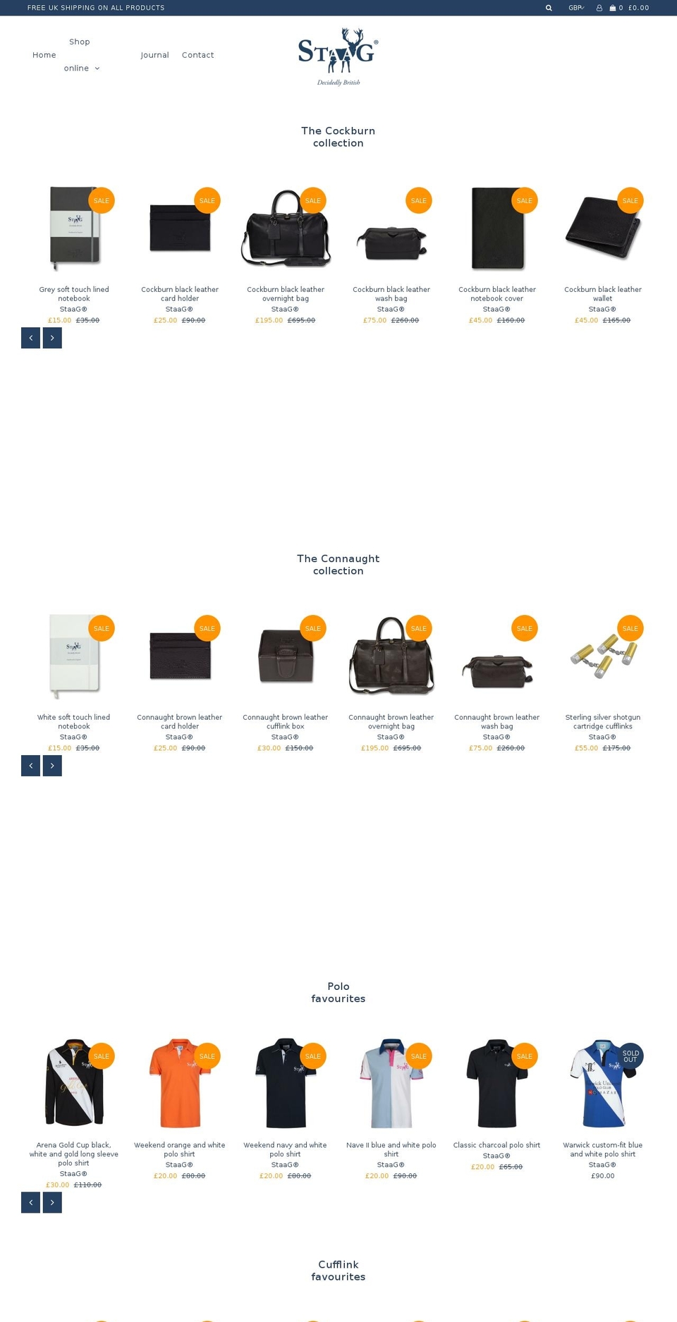 staagfashion.com — Shopify storefront screenshot