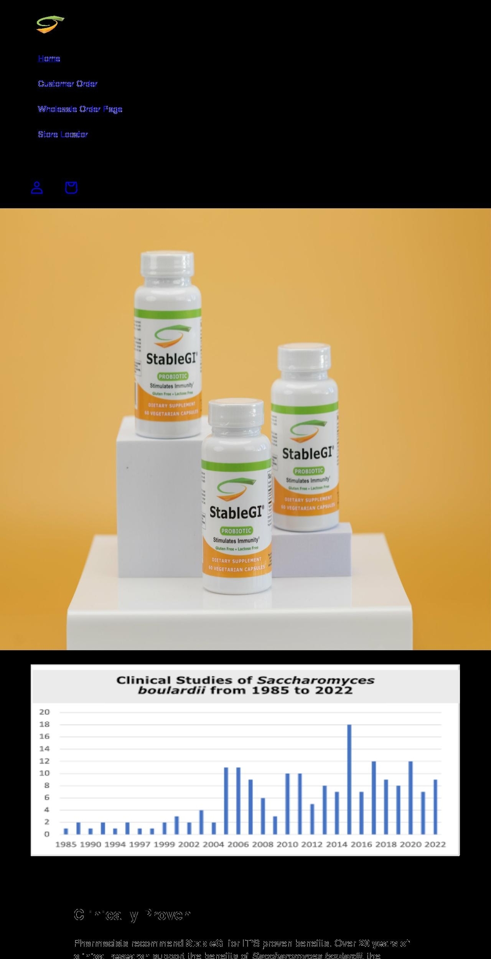 stablegi.com shopify website screenshot