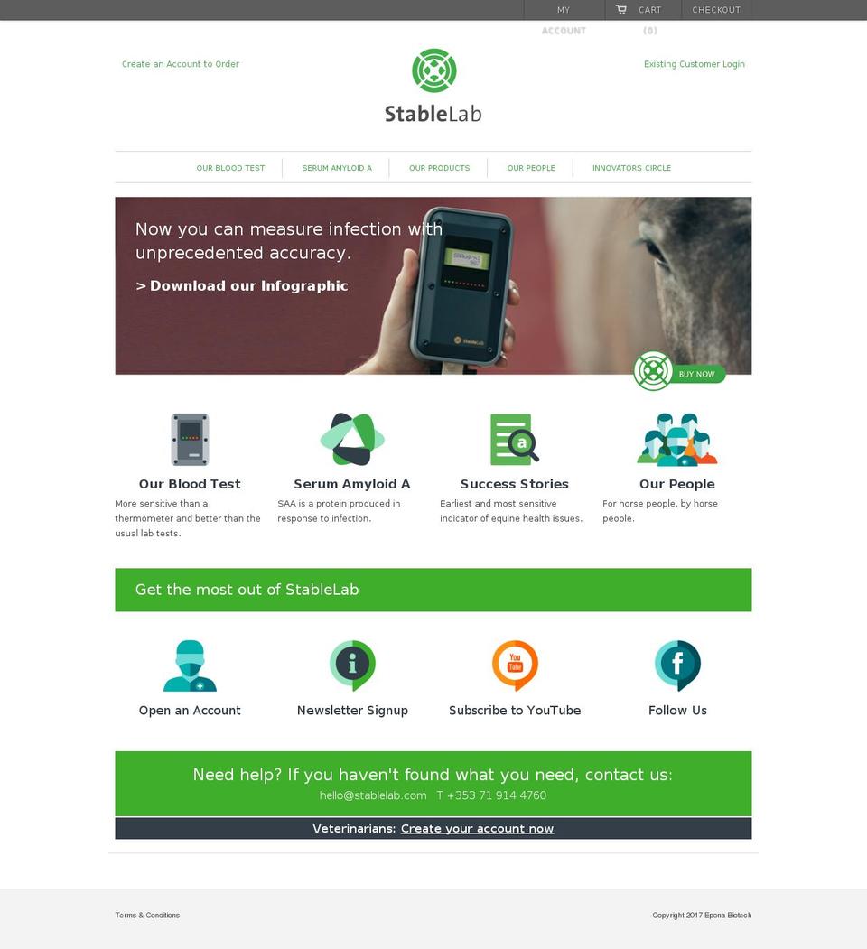stablelad.com shopify website screenshot