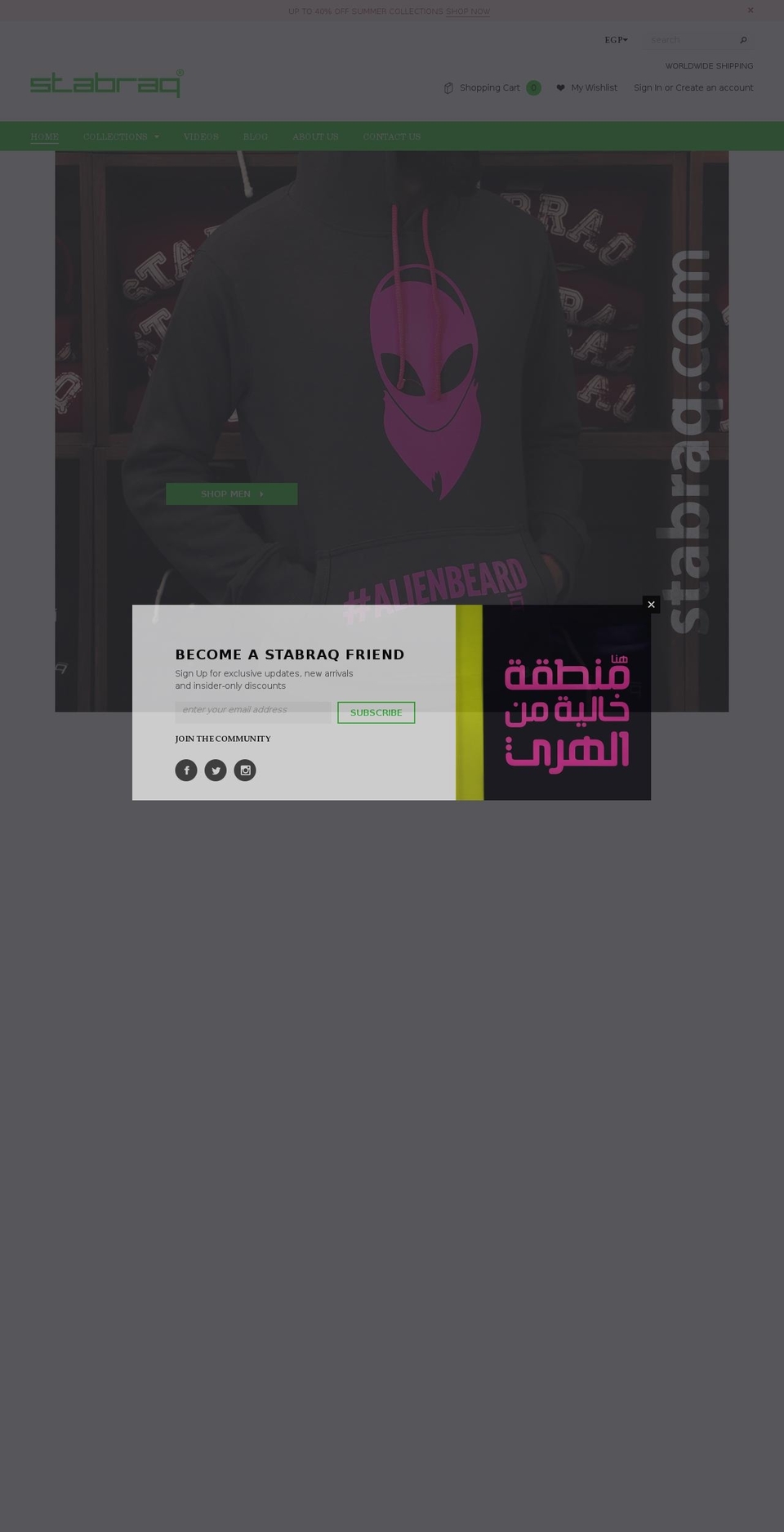 stabraq.com shopify website screenshot