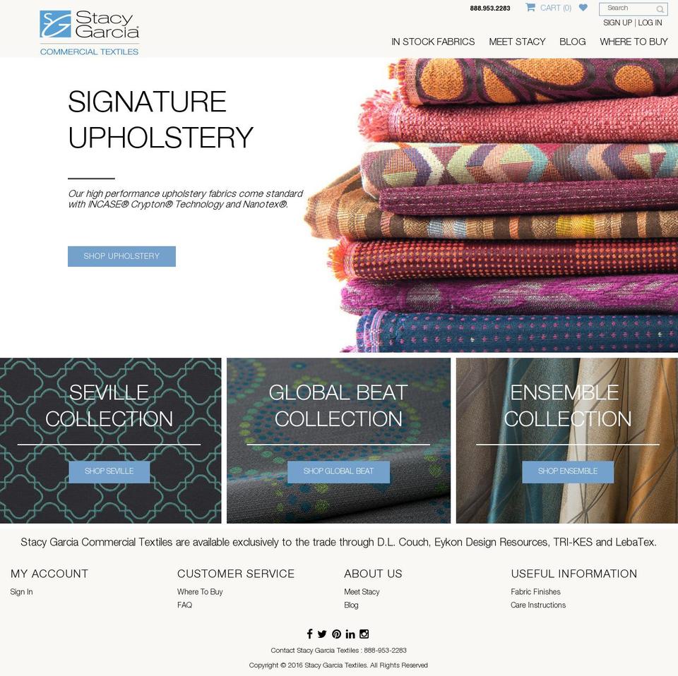 StacyGarcia-Final Mobikasa(Mohit) Shopify theme site example staceygarciatextiles.com