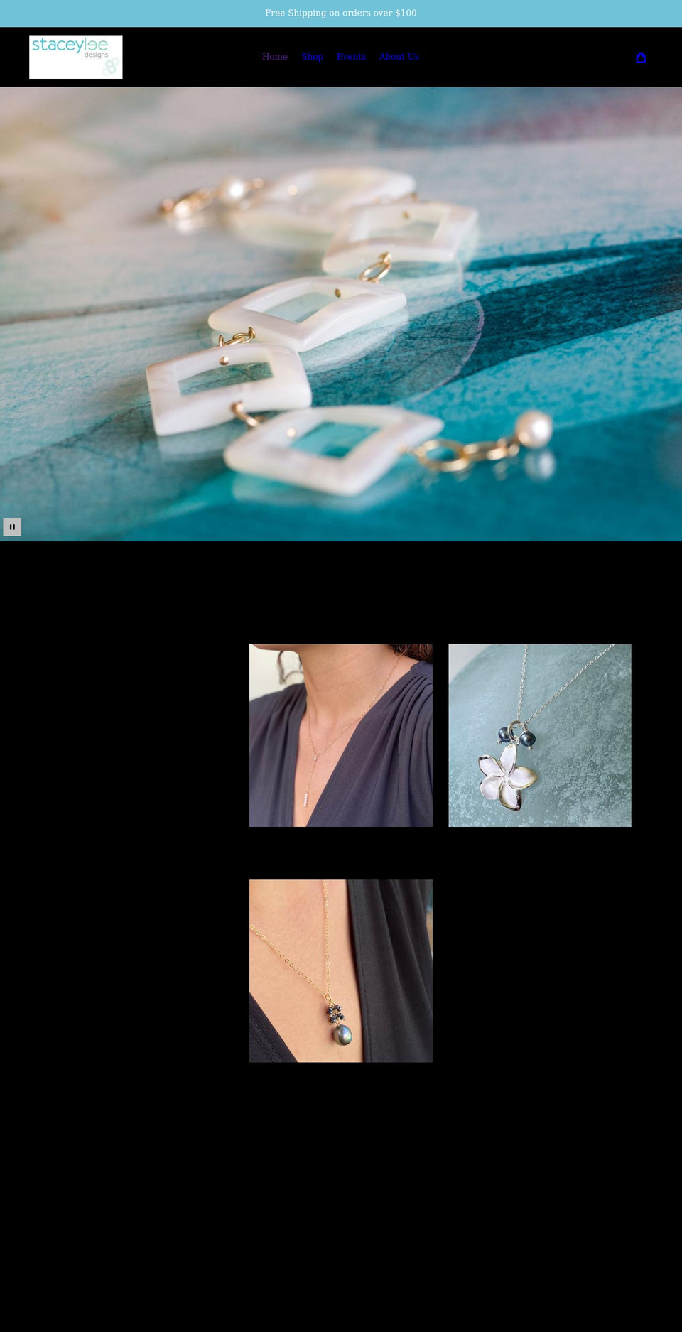 staceyleedesigns.com shopify website screenshot