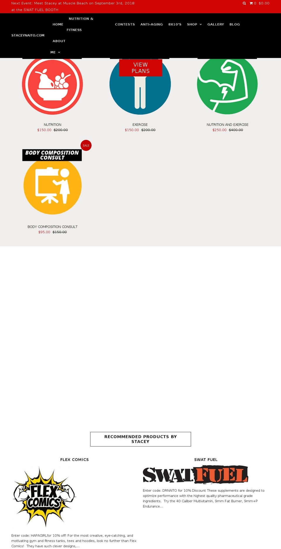 stacey Shopify theme site example staceynaitoglobal.com
