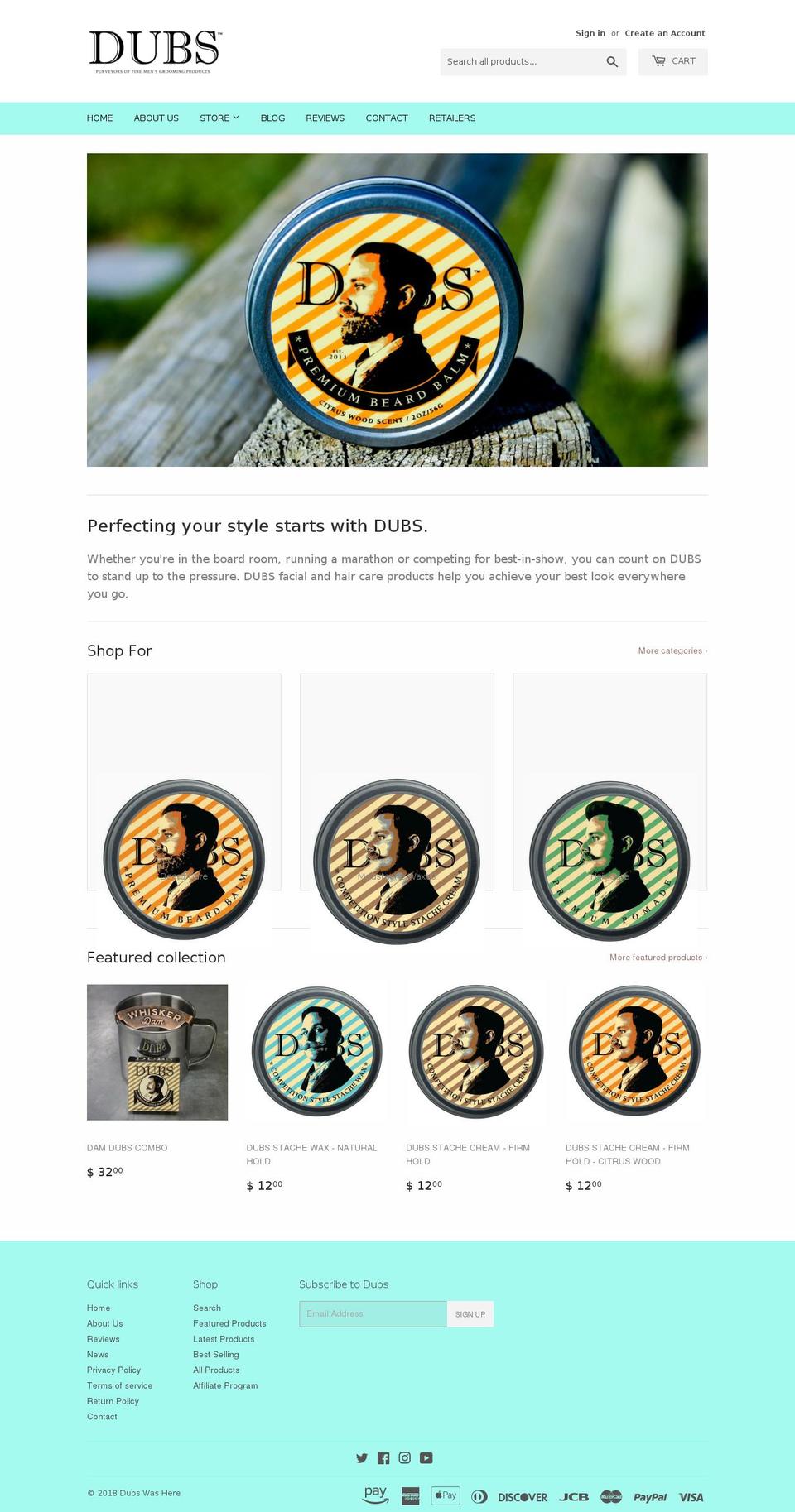 stachewaxes.com — Shopify storefront screenshot