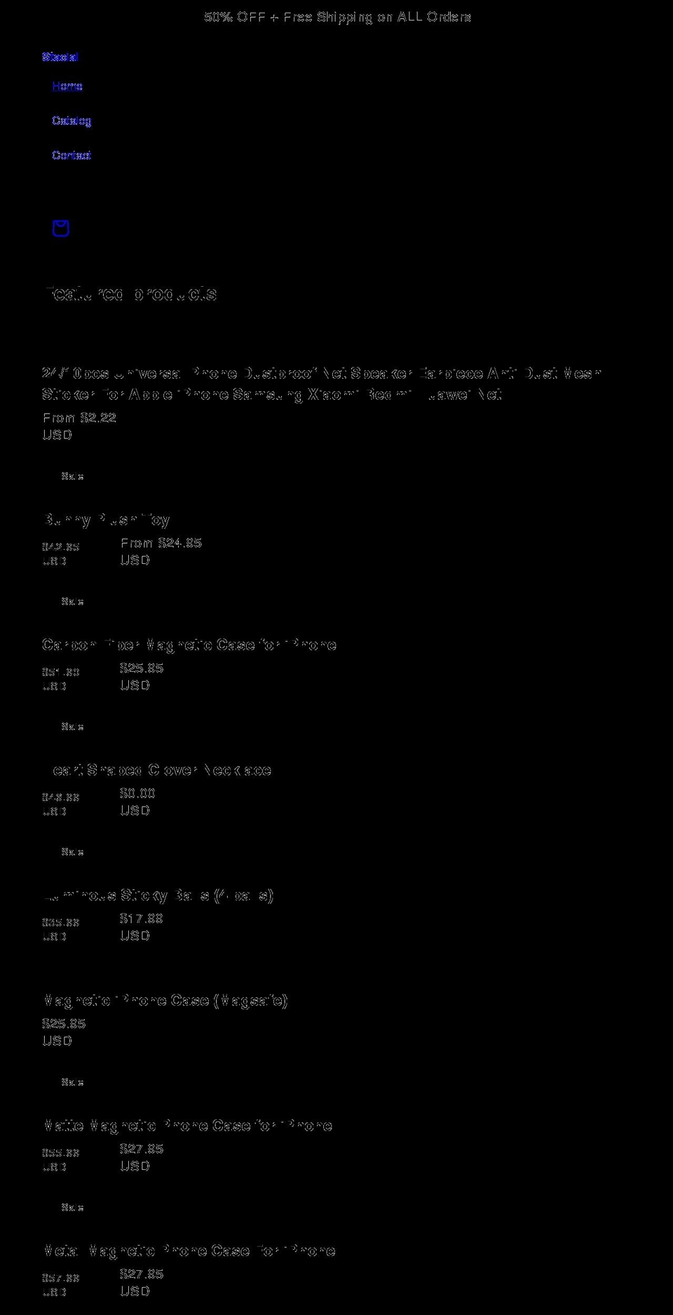 stacial.com shopify website screenshot