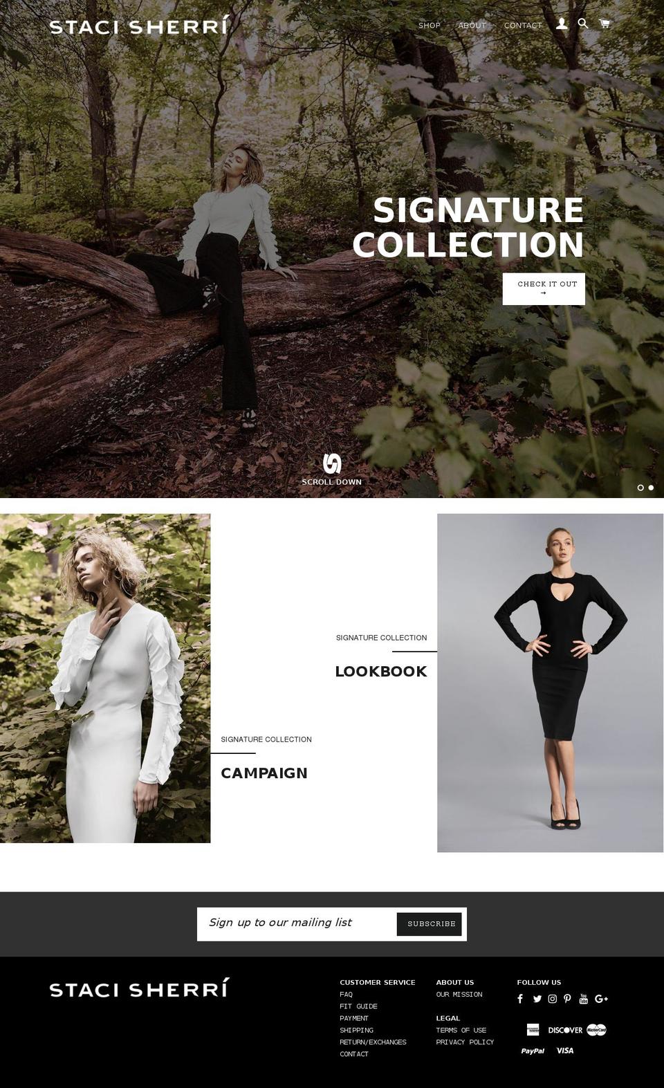 stacisherri.com shopify website screenshot