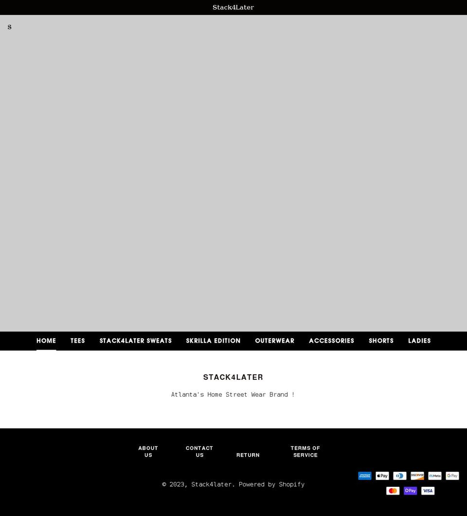 stack4later.com shopify website screenshot