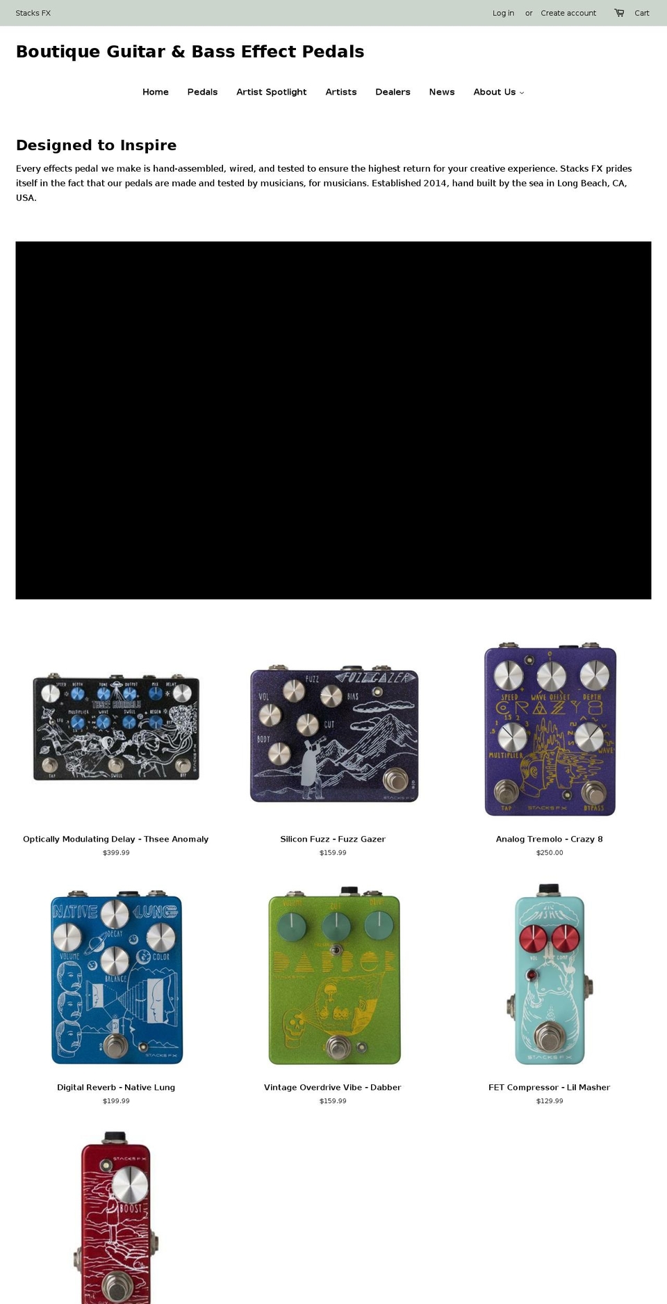 stacksfx.com — Shopify storefront screenshot