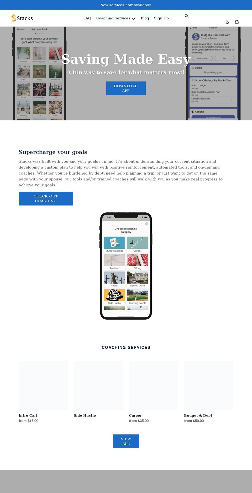 stacksmobile.io shopify website screenshot