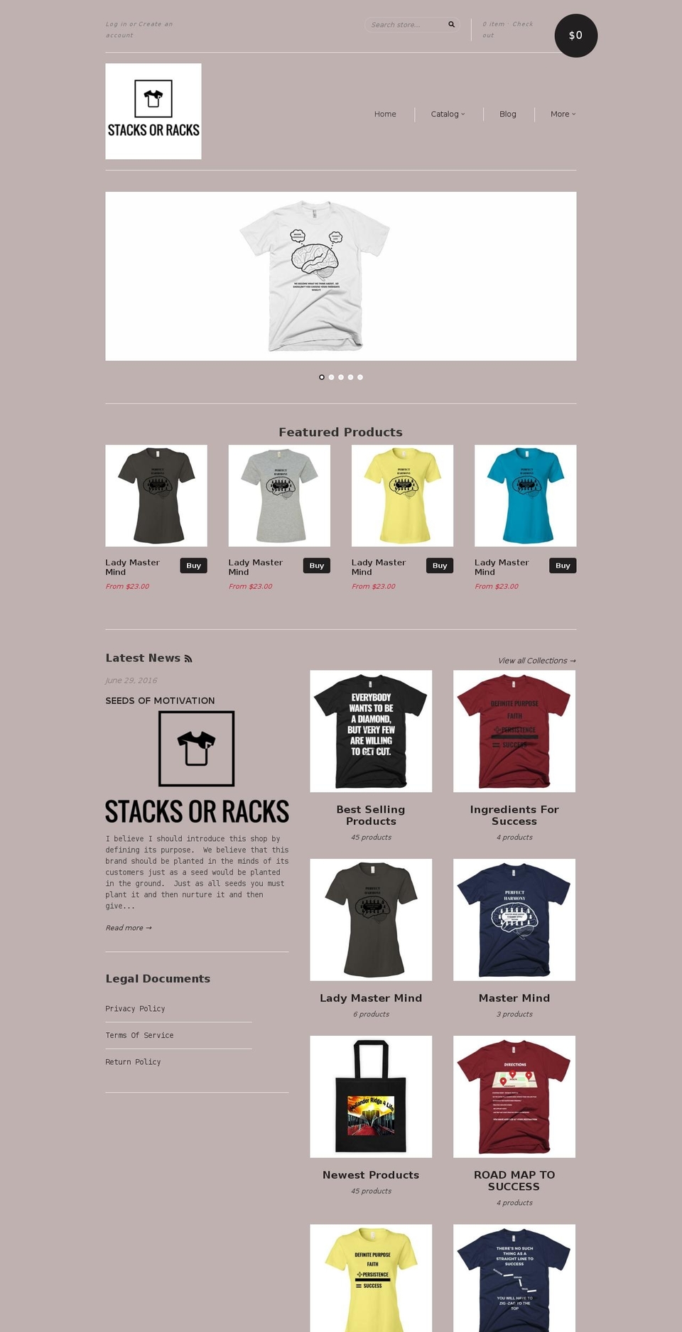 stacksorracks.com shopify website screenshot