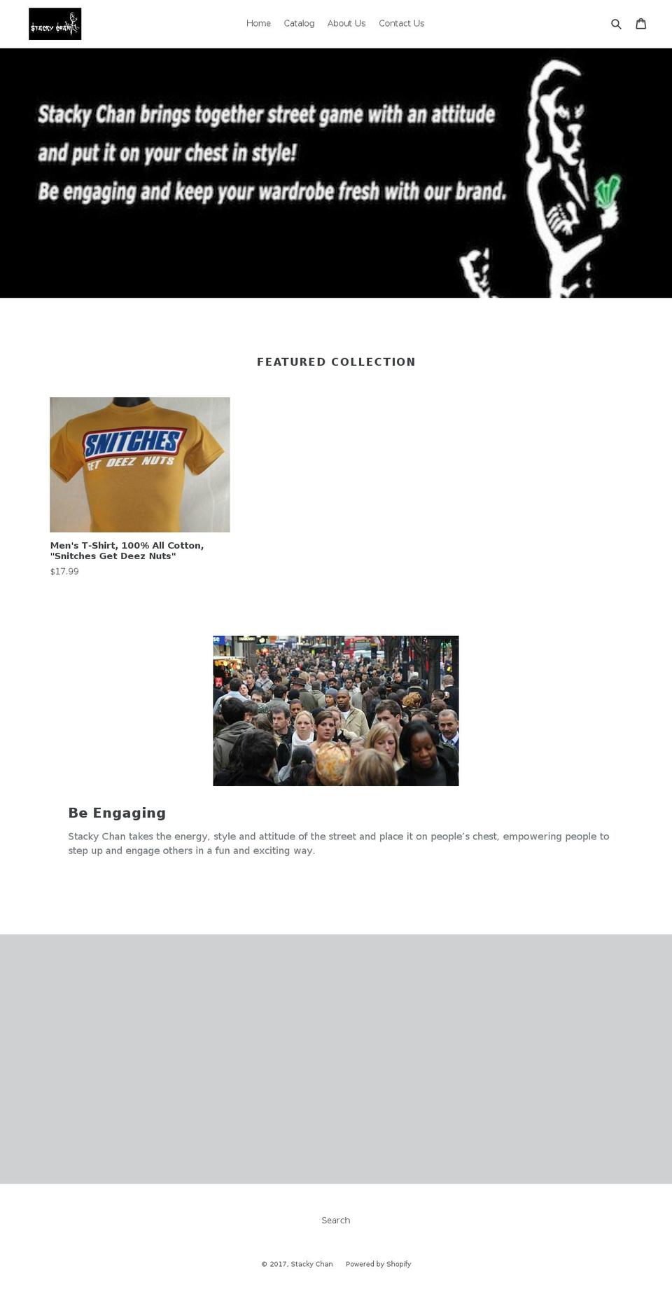 stackychan.com shopify website screenshot
