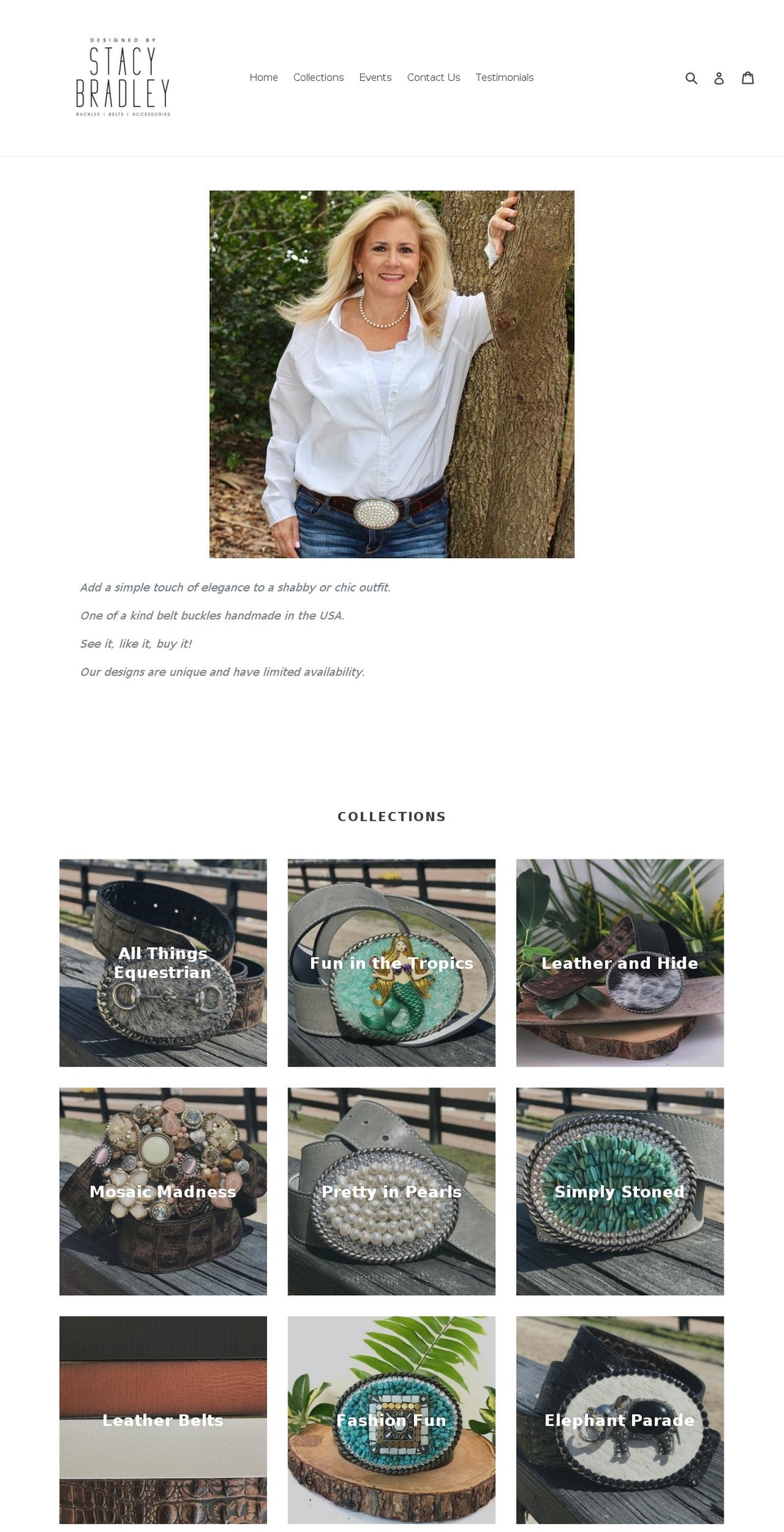 stacybradleydesign.com shopify website screenshot