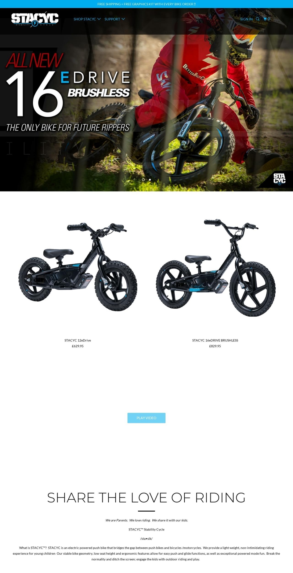 stacyc.co.uk shopify website screenshot