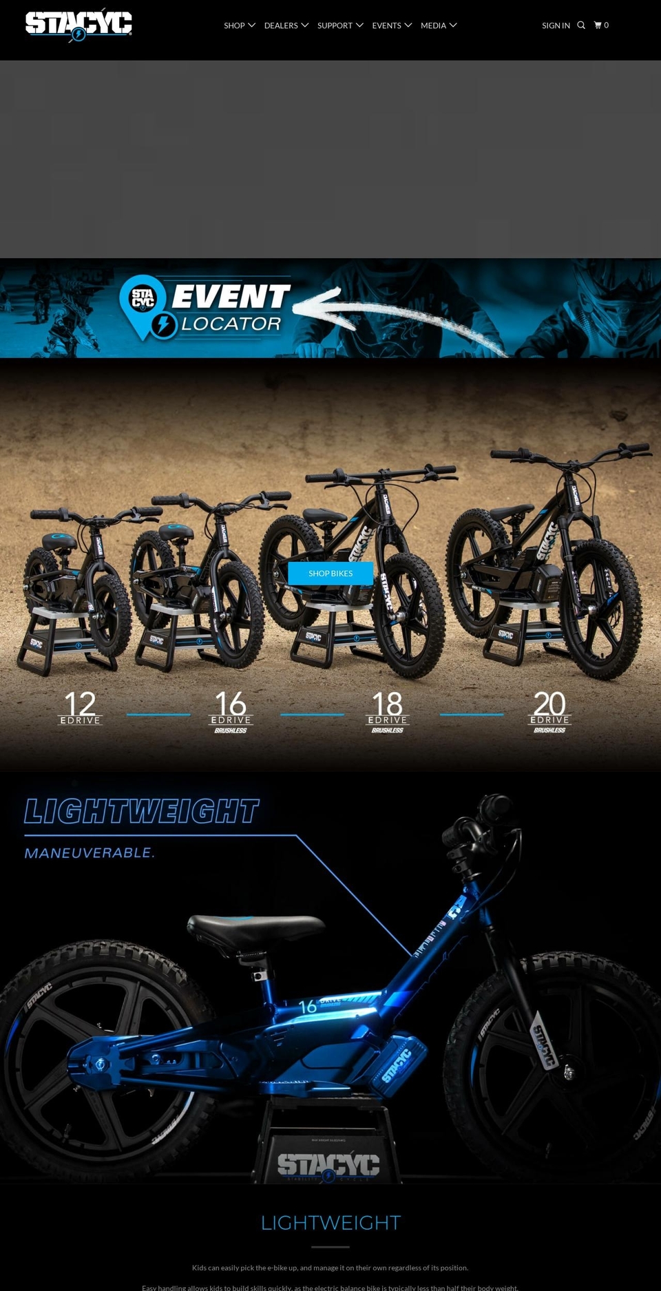 stacyc.com shopify website screenshot