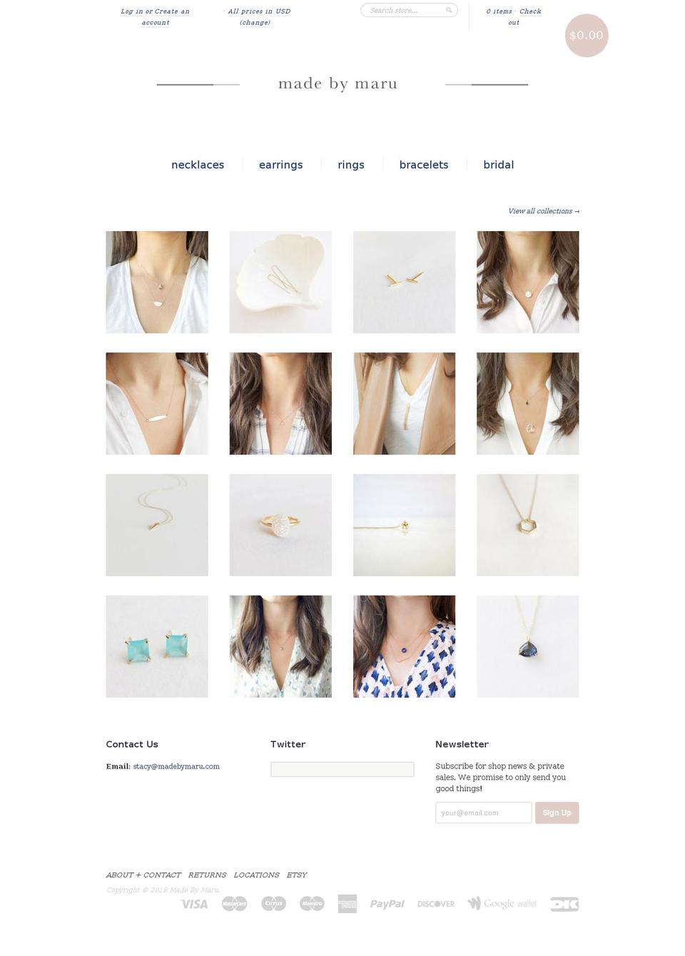 stacyfarner.com shopify website screenshot