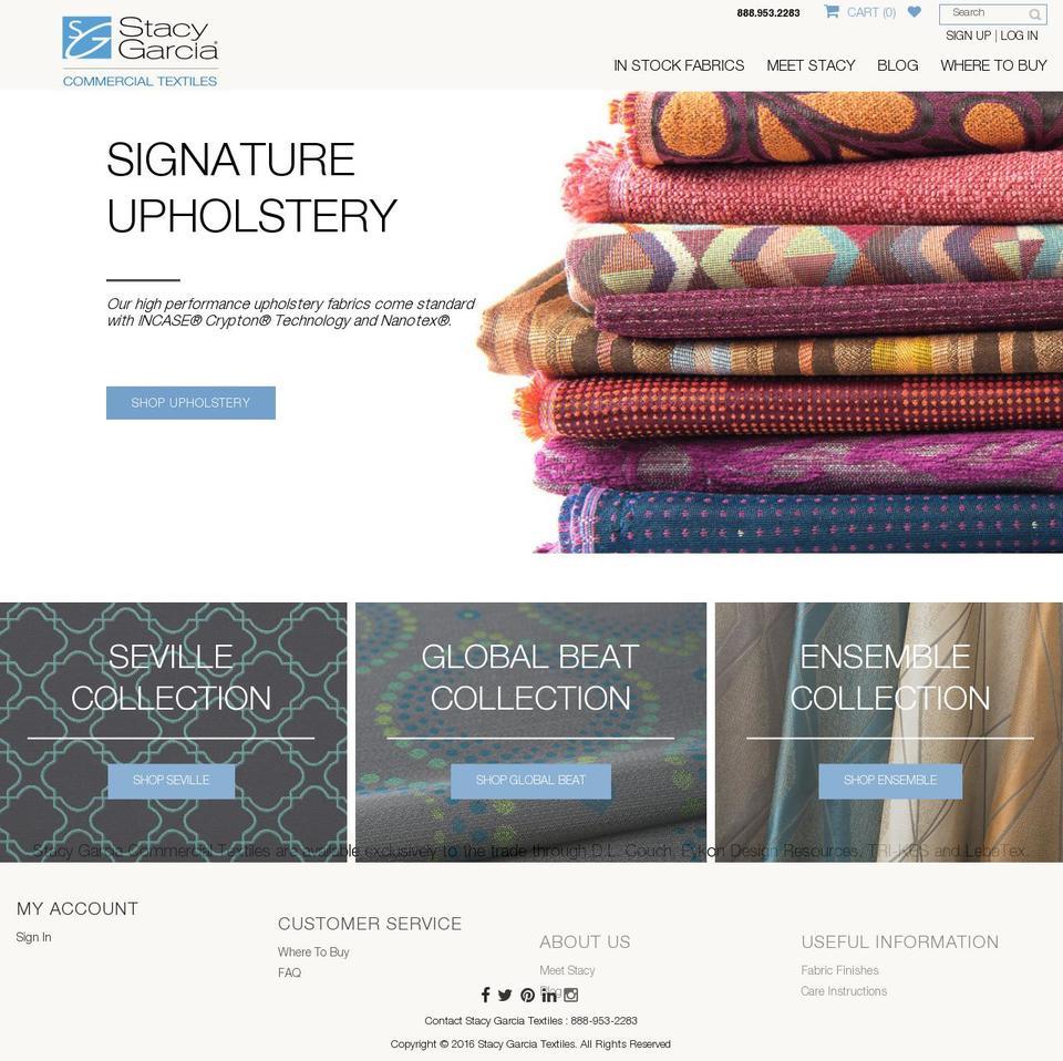 StacyGarcia-Final Mobikasa(Mohit) Shopify theme site example stacygarciatextiles.com