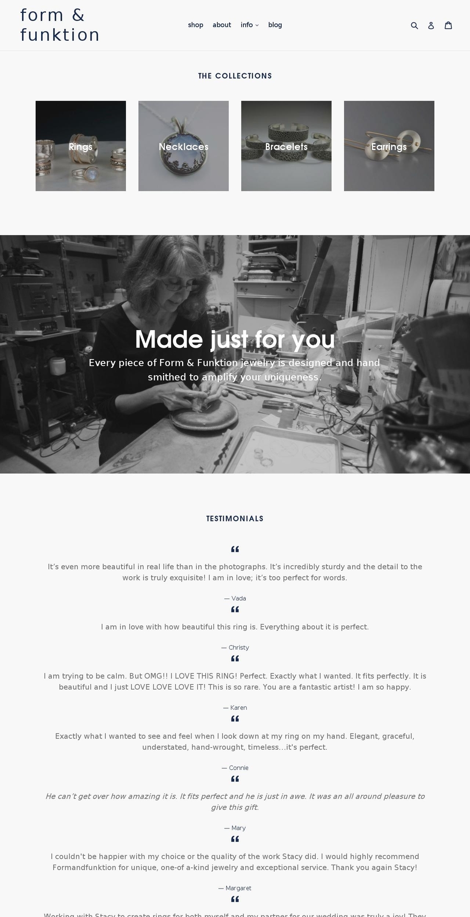 stacylow.com shopify website screenshot