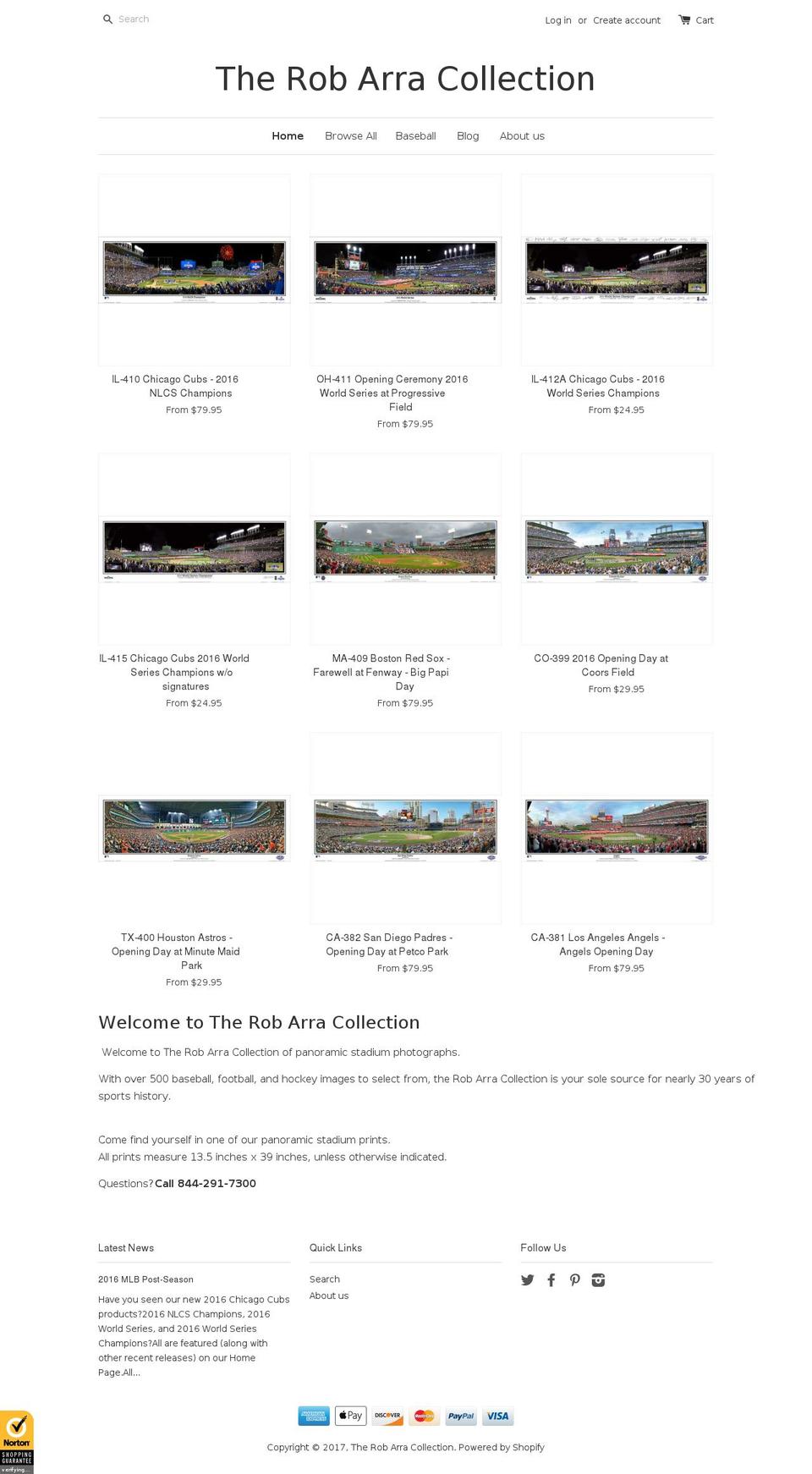 stadiumpanoramicposter.com shopify website screenshot