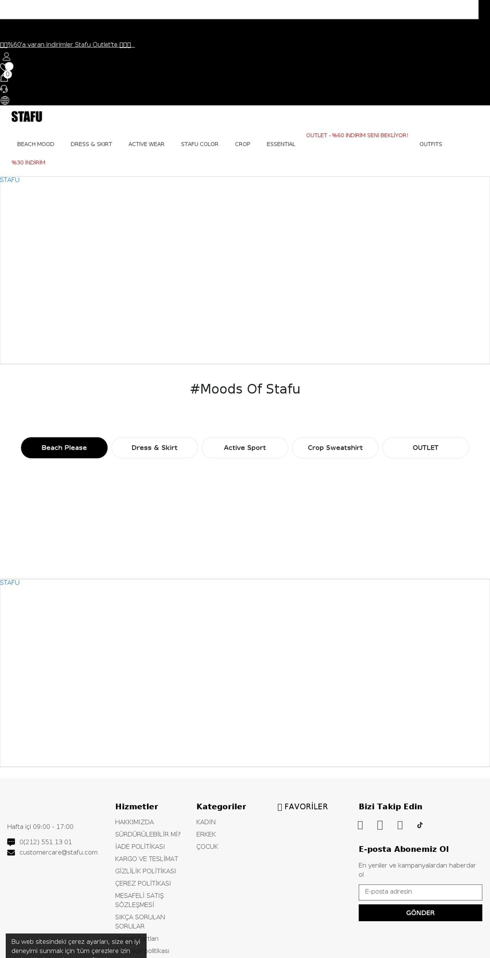 stafu.com shopify website screenshot