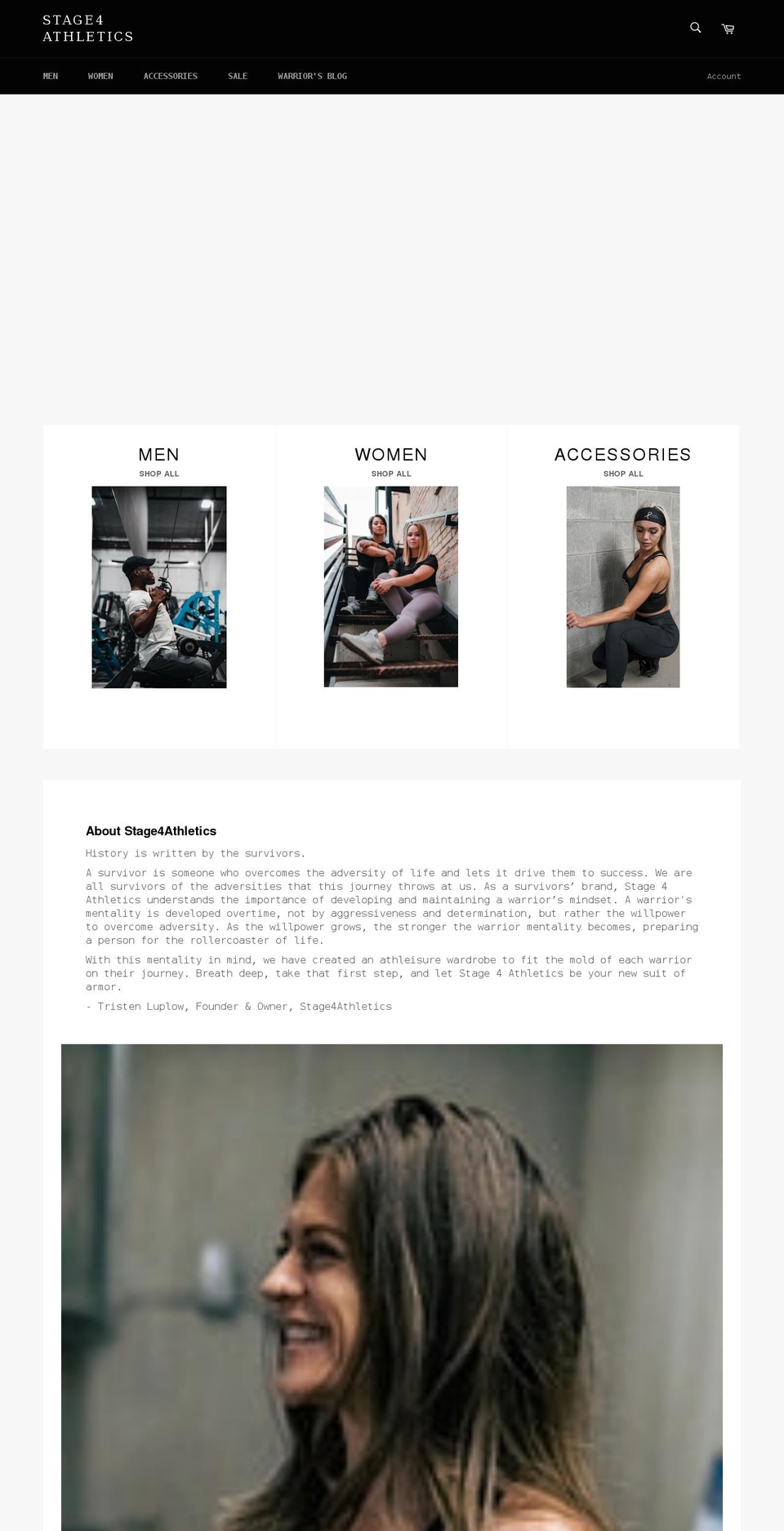 stage4athletics.com shopify website screenshot