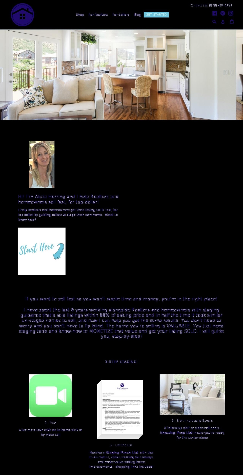 stagemylistings.com shopify website screenshot