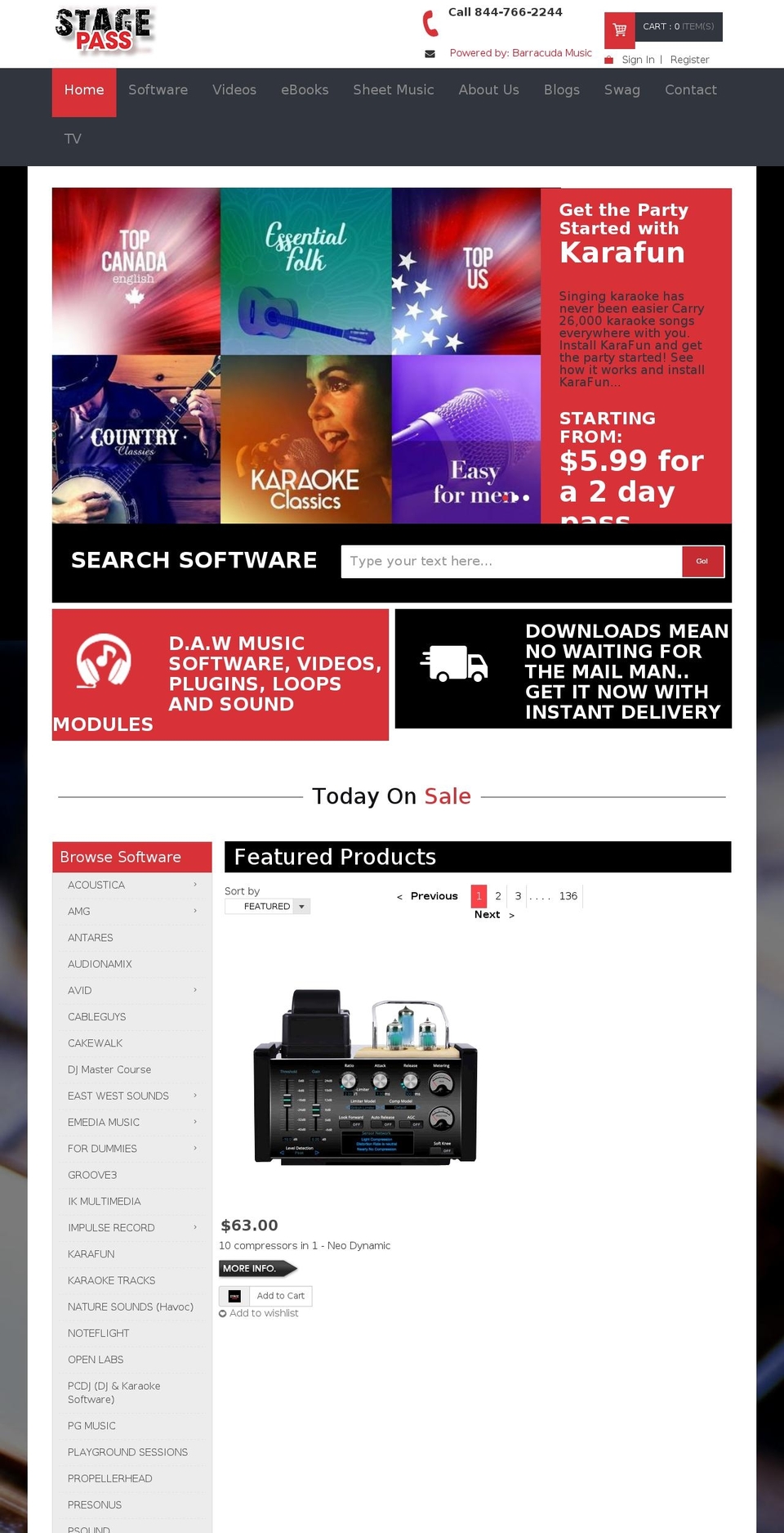 stagepass.org shopify website screenshot