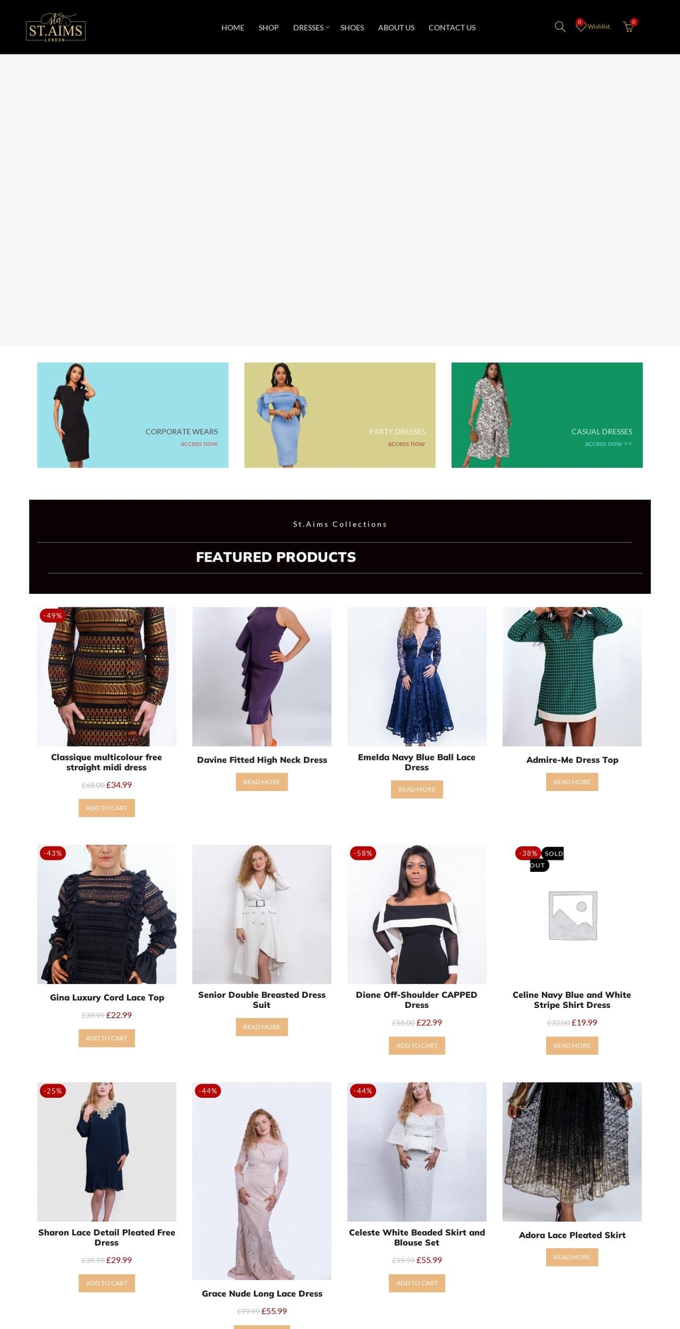 staims.com shopify website screenshot