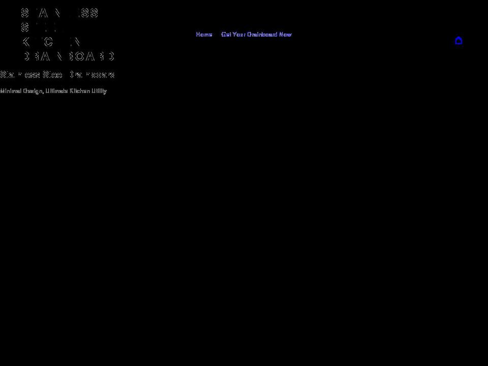stainlessdrainboard.com shopify website screenshot