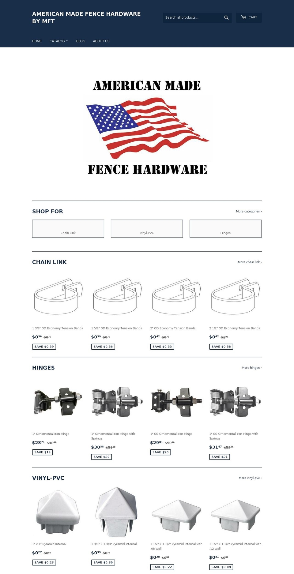 stainlesssteelflags.com — Shopify storefront screenshot