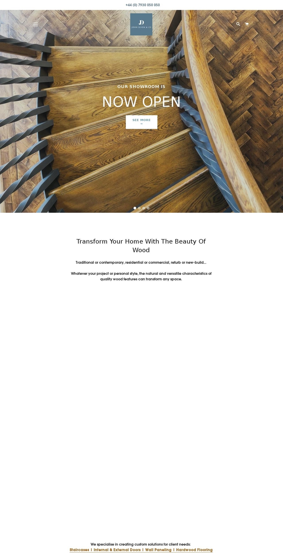 staircase-refurb.company shopify website screenshot