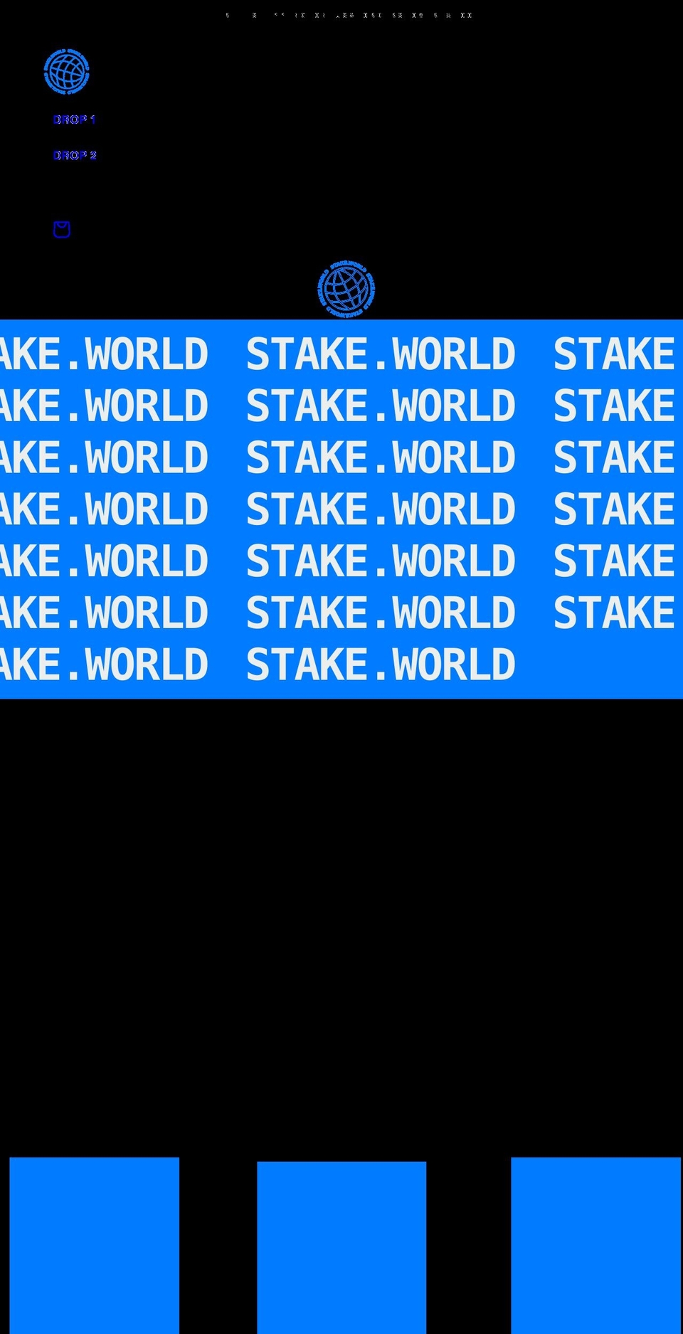 stake.world shopify website screenshot