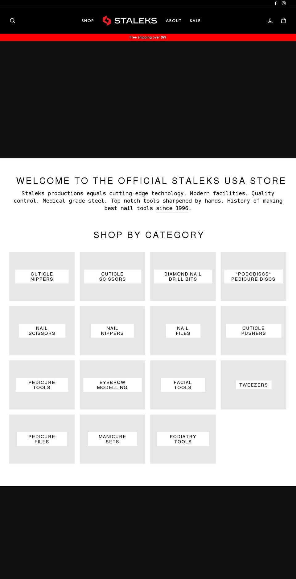 staleks.us shopify website screenshot