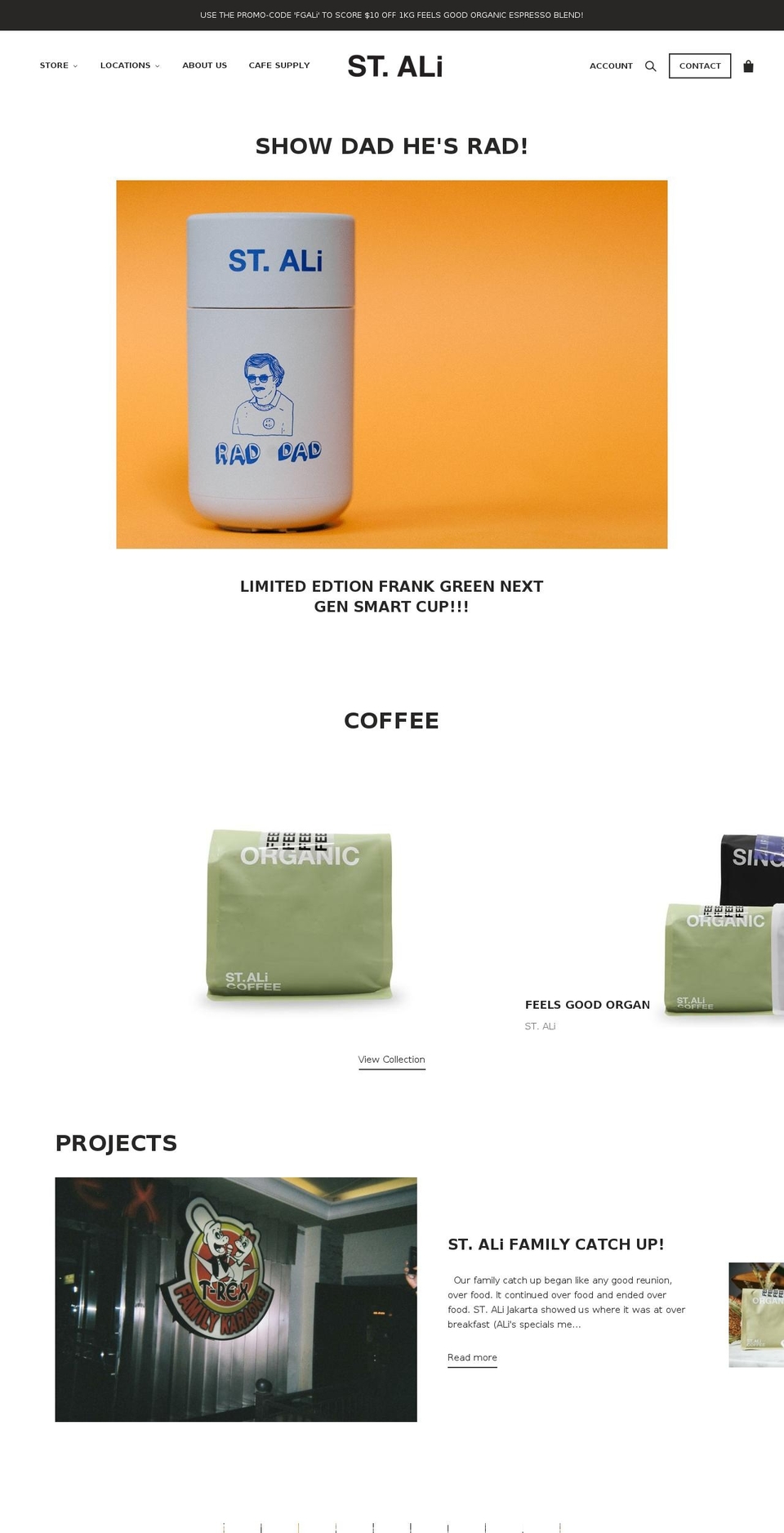 stali.com.au shopify website screenshot