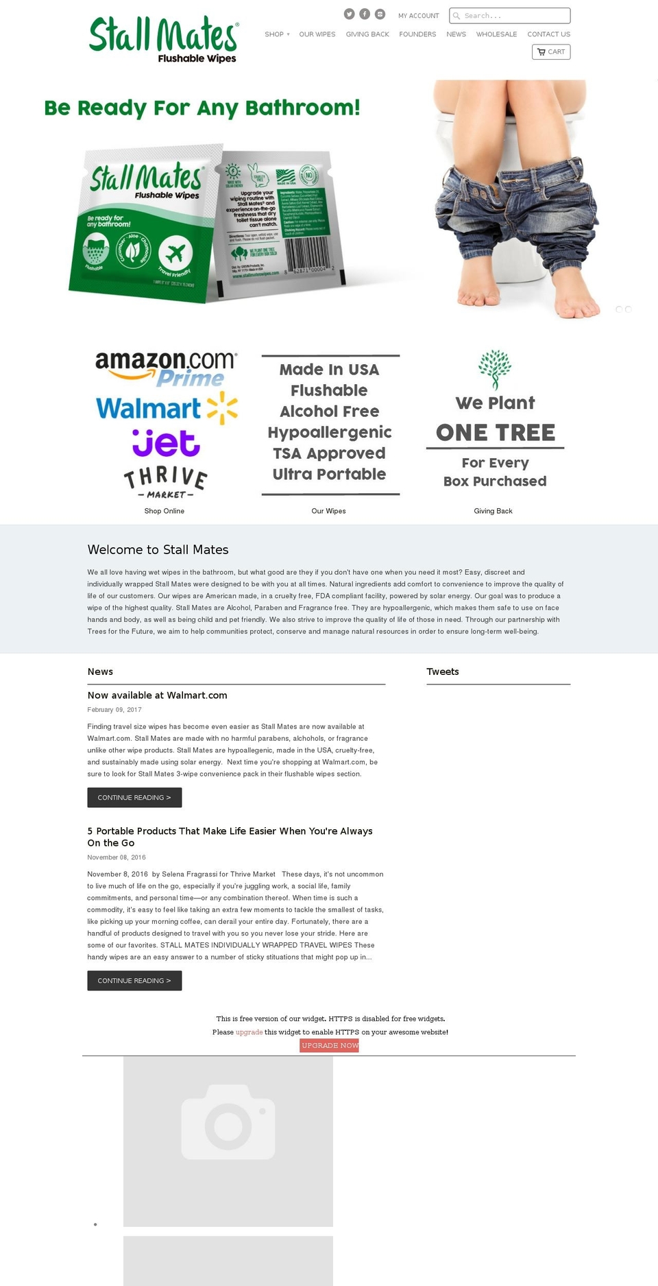 stallmateswipes.com shopify website screenshot