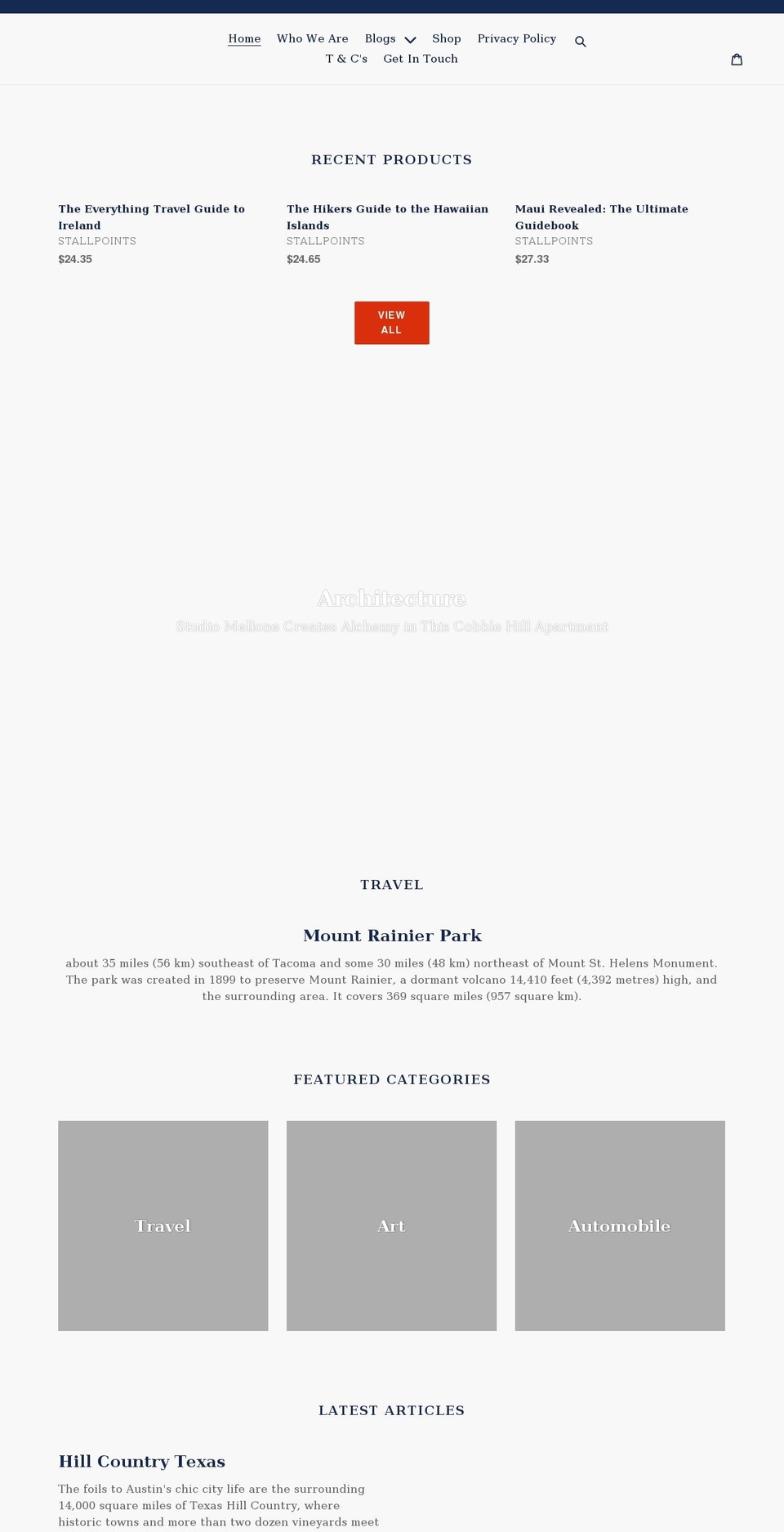 stallpoints.com shopify website screenshot