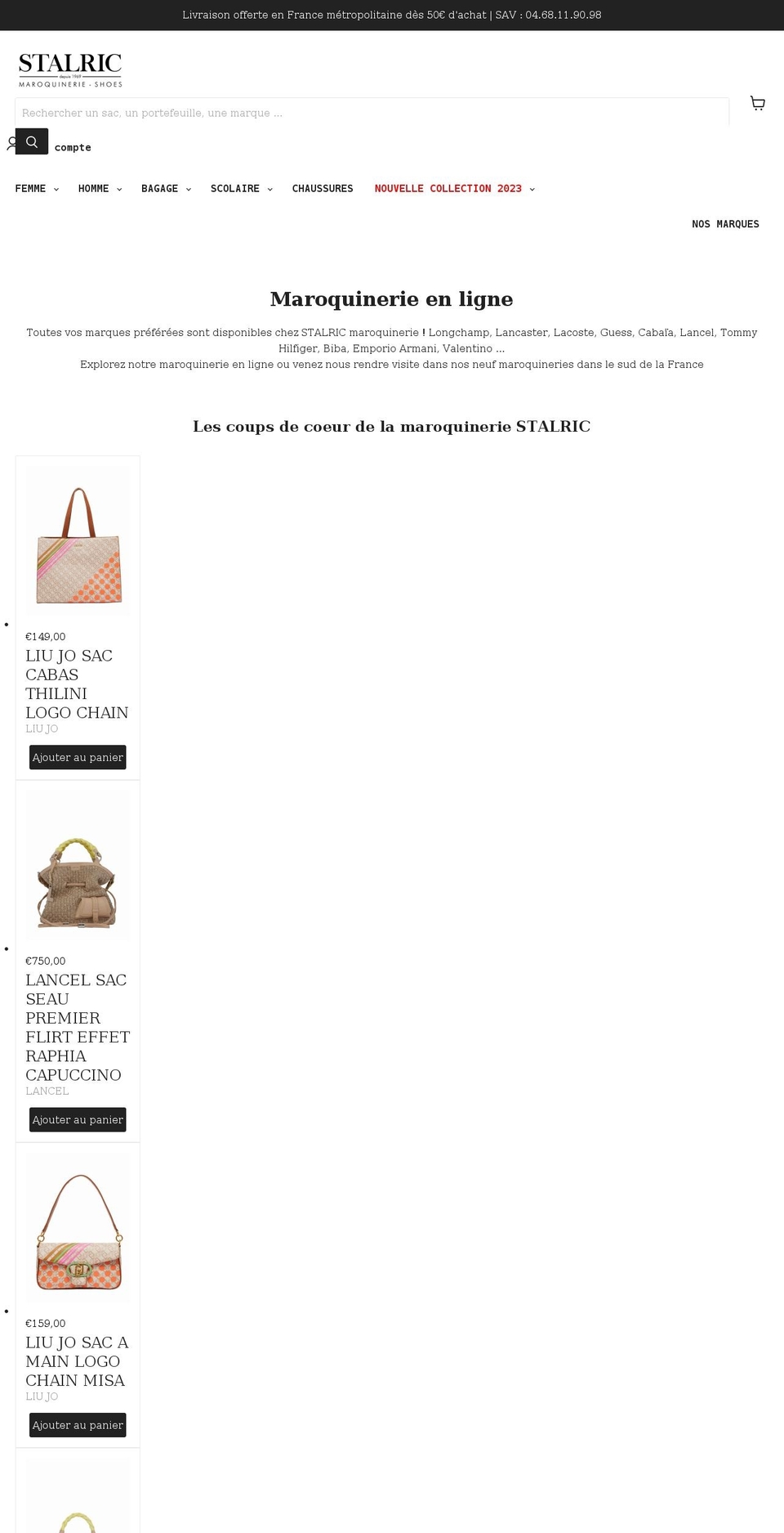 stalric.com shopify website screenshot