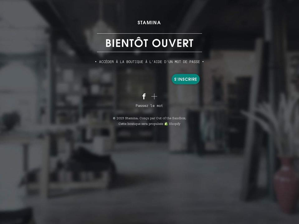 stamina-shoes.com shopify website screenshot