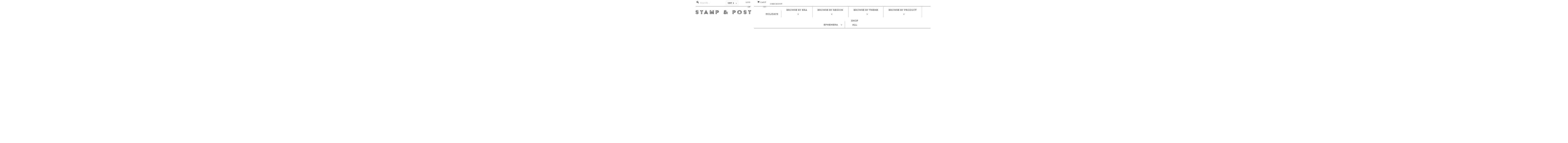 stampandpost.com shopify website screenshot