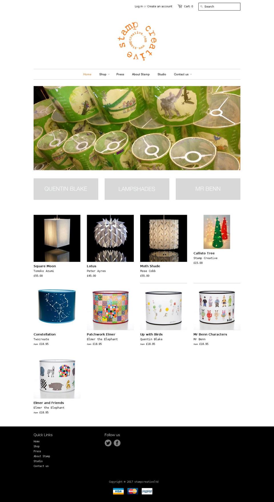 stampcreative.com shopify website screenshot