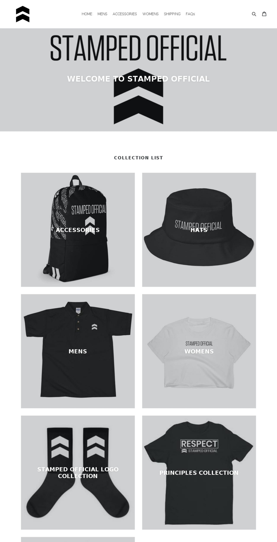 stampedofficial.com — Shopify storefront screenshot